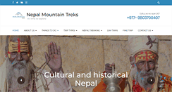 Desktop Screenshot of nepalmountaintreks.com